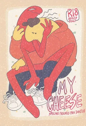 (SUPER TOON MIX 2025) [cream3.14, Orange Koubou (Stupid Shiitake)] My Cheese (Smiling Friends) manga cover
