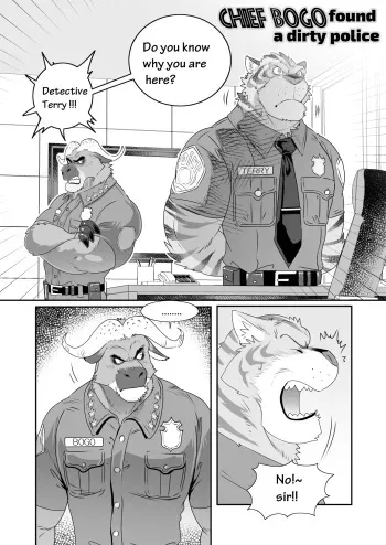 chief bogo found a dirty police manga cover