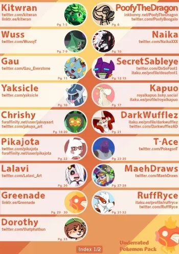 [FeralPokeporn (Various)] Underrated Pokémon Art Pack (Pokémon) manga cover