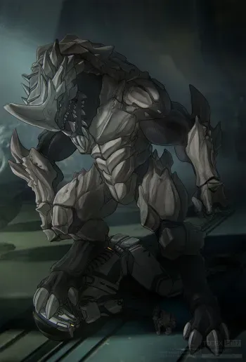 [Todex] Krogan Behemoth + Ryder (Mass Effect: Andromeda) manga cover