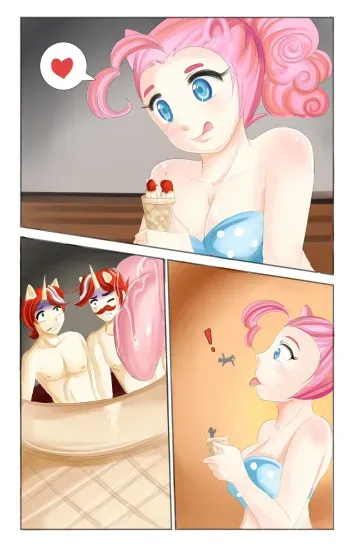 Pinkie Noms Flim Flam manga cover