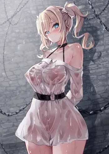 [Dochashiko] Sankaku Mokuba no Ue de Houchi Play (Barbara-chan) (Genshin Impact) manga cover