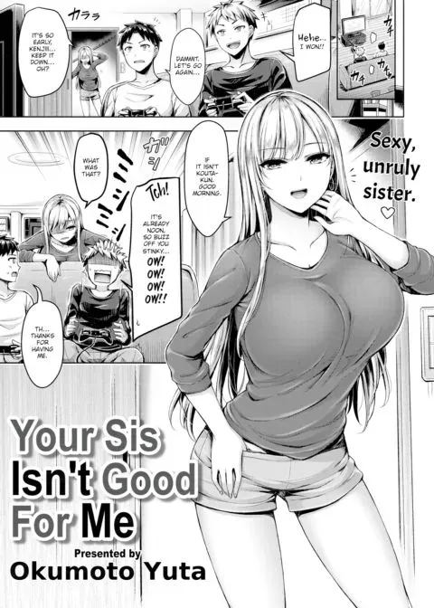 Your Sis Isn't Good For Me manga cover