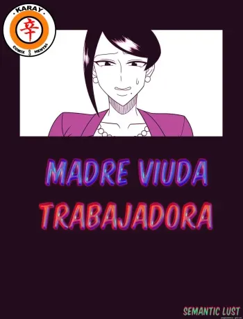 WIDOWED HARDG-WORKING MOTHER manga cover