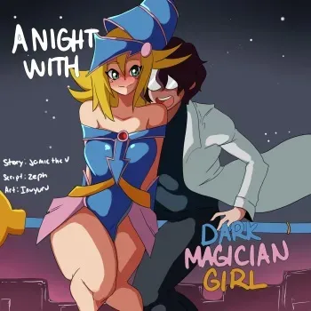 A Night With Dark Magician Girl manga cover