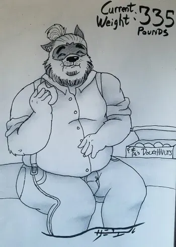 [FatPinkRaccoon423] The Perks of Gluttony manga cover