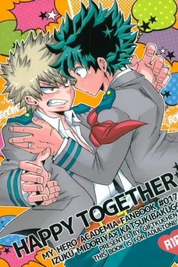 (C91) [GiftKuchen (Shitori)] HAPPY TOGETHER (Boku no Hero Academia) manga cover