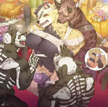 Raccoon21 - Halloween Bear manga cover