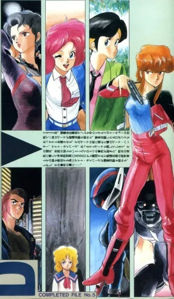 Bubblegum Crisis Artbook (1988) manga cover
