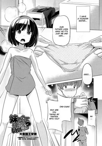 Imouto datte Tsukatte Ii no yo? manga cover