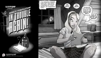 (SleepyGimp) Nancy Templeton - In Trouble Again manga cover