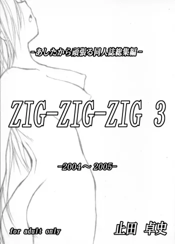 (C73) [ashitakara-ganbaru (Yameta Takashi)] ZIG-ZIG-ZIG 3 -2004~2005- (Various) manga cover