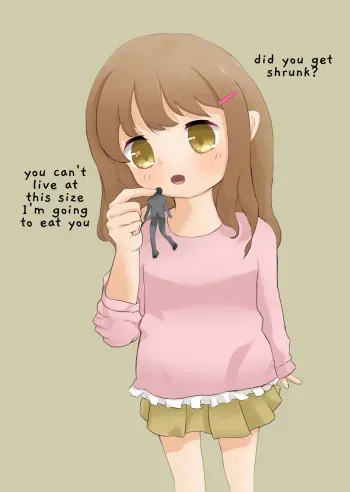 onna no ko ni marunomi sarete shouka sareru (getting eaten and digested by a girl) manga cover