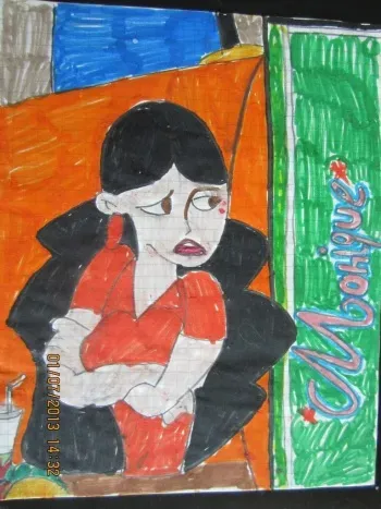 KimRon1992 Monique from Kim Possible Drawings manga cover
