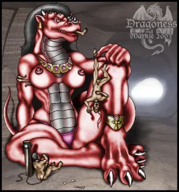 Vore art -DragonessLife manga cover