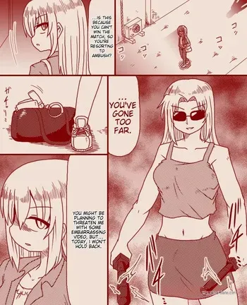 [Tera] Shemale gets defeated by brash female fighter manga cover