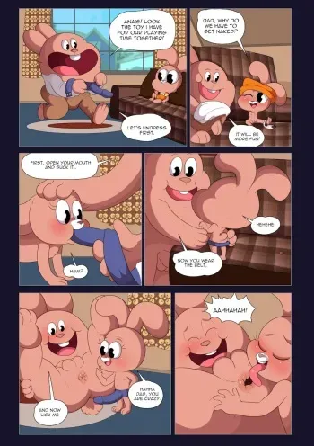 (The Amazing World Of Gumball) Dad & Daughter manga cover