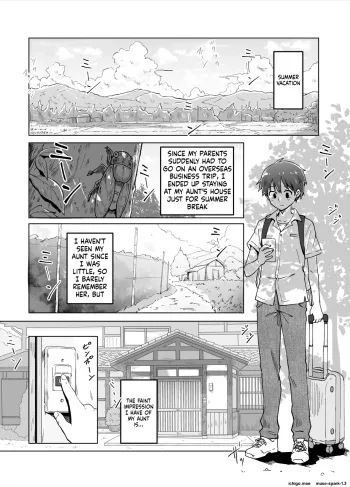 Boku to Oba no Natsuyasumi manga cover