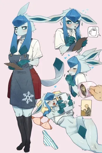 [Gudl] Glaceon Barista (Pokemon) [English] manga cover