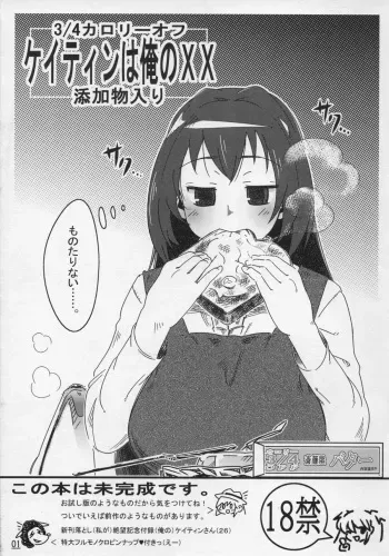(C73) [Saitouya (Saito)] 3/4 Calorie Off Caitin wa Ore no XX Tenka Monoiri (Mabinogi) manga cover