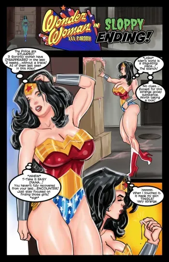 [SuperPoser] Wonder Woman in Sloppy Ending manga cover