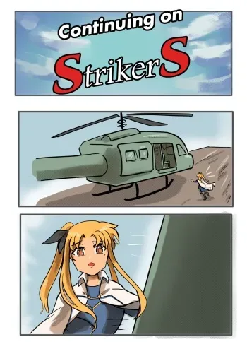 Mahou Shoujo Lyrical Nanoha - StrikerS Midquel manga cover