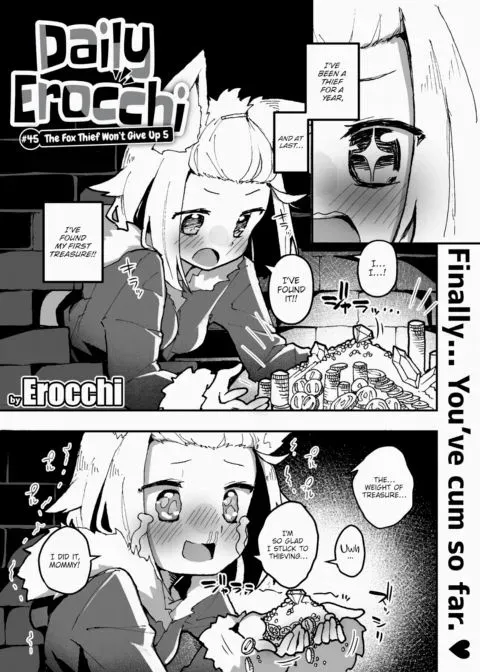 Daily Erocchi #45 The Fox Thief Won't Give Up 5 manga cover