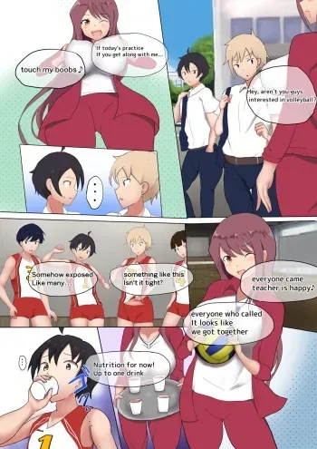 [Miraosu] Oppai Volley TSF [English] manga cover