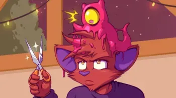 [Shaw (CatMinion)] Pwink Gunk Stuck in the Hair manga cover