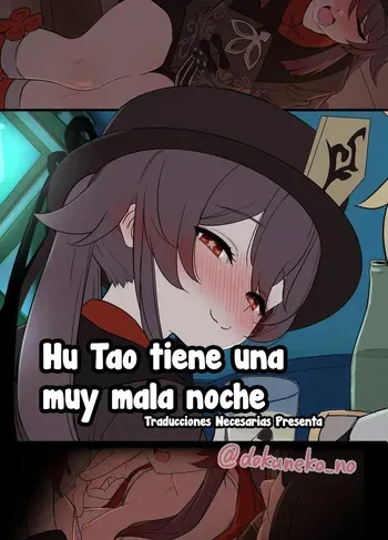 [Dokuneko Noil] Hu Tao ni Warui Koto o Suru no Hanashi - Hu Tao tiene una muy mala noche [Español] [Traducciones necesarias] [Sin Censura] manga cover