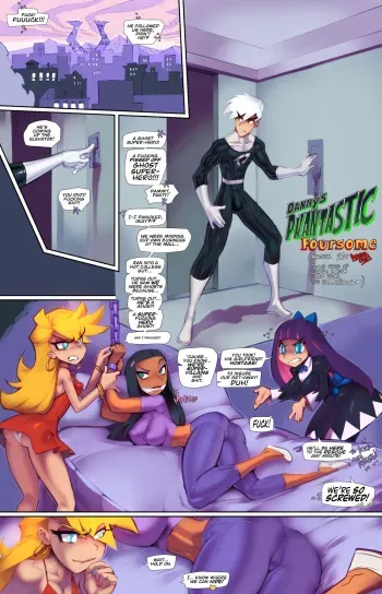(Fred Perry) - Danny's Phantastic Foursome(Danny Phantom) manga cover