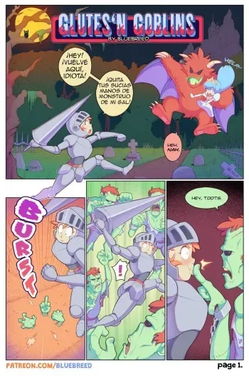 [BlueBreed] Glutes'N Goblins [Spanish] manga cover