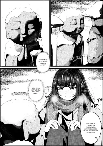 Jizo statue manga cover