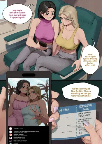 [Wjs07] Travel Gurlz(Kayla & Da-Yoon) Remake - India and Japan manga cover