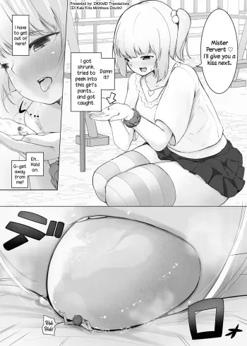 [Marushamo] Chiisaku Natte Onna no Ko ni Wakaraserareru [English] [DKKMD Translations] manga cover