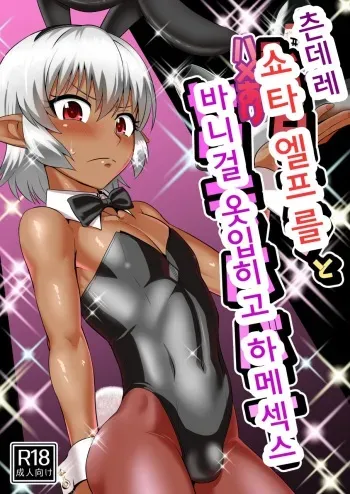 [Yuunagi no Senryokugai Butai (Nagi Ichi)] Tsuntsun Shota Elf to Hame Ari Sekukyaba Bunny | 츤데레 쇼타엘프를 바니걸 옷입히고 하메섹스 [Korean] [Digital] manga cover