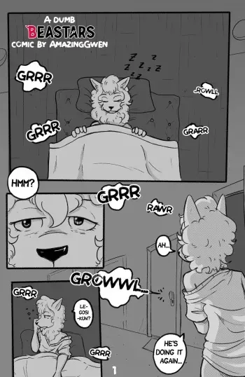 [amazinggwen] A Dumb (Beastars) ( Legosi and Sebun ) manga cover