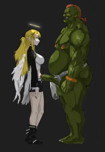 [Ginzou] Tenshi-chan vs Orc-kun manga cover