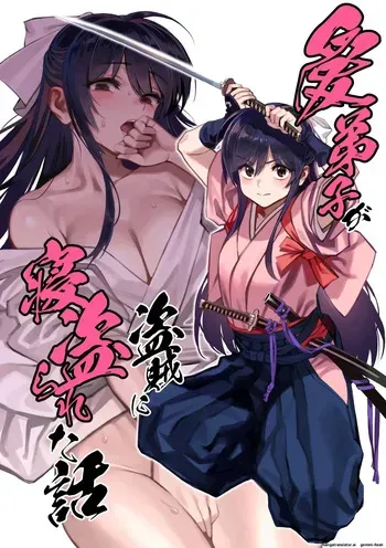 (C106) [Dokudami (Okita Ababa)] Manadeshi ga Touzoku ni Netorareta Hanashi + Paper C106 (C106) [English] manga cover