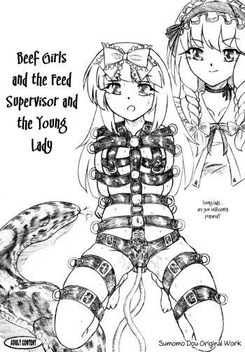 Gyuuniku Shoujo to Esagakari to Ojou-sama | Beef Girls and the Feed Supervisor and the Young Lady manga cover