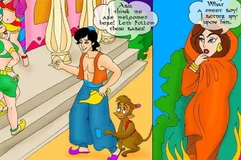 [Drawn-Sex] Aladdin - Jasmines Surprise manga cover