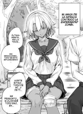 [Yakitomato] Zombi-Kei Osananajimi-chan ni Sei no Jikkan o Oshierarechau Manga | Un Manga sobre enseñarle a mi Amiga de la Infancia Zombi la verdadera sensación del Sexo [Spanish] [HGnF & Slarka] manga cover