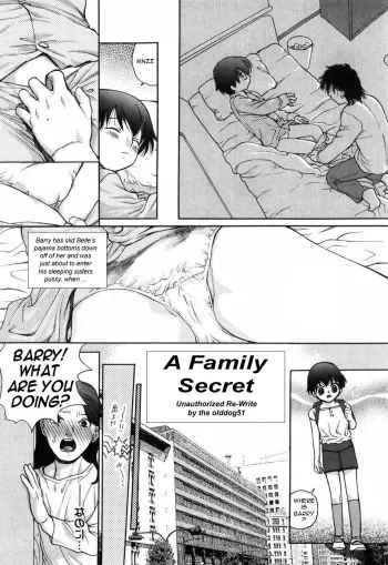 A Family Secret manga cover