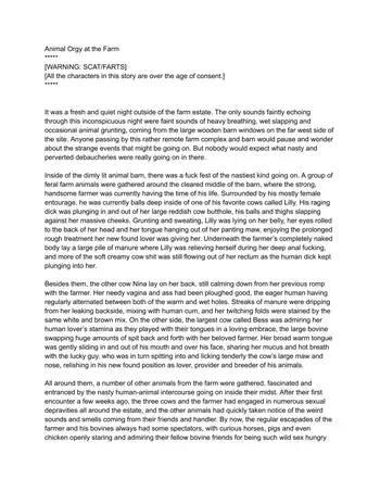 [Donker] Animal Orgy at the Farm manga cover