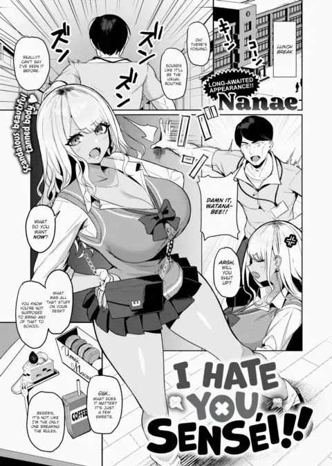 I Hate You, Sensei!! manga cover