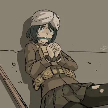 [Grafhou] Tied soldiers girls manga cover