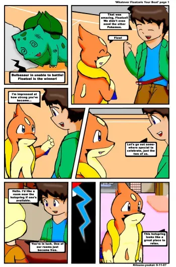 [Kitsune Youkai] Whatever Floatzels Your Boat (Pokemon) manga cover