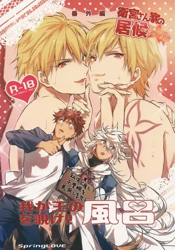 (Dai 11-ji ROOT4to5) [SpringLOVE (Madara)] Emiya-san-ka no Isoro Nenmatsu SP Bangaihen Waga O no Furo wo nozoke!! (Fate/Grand Order) manga cover