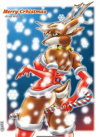 Christmas Furry Sex manga cover
