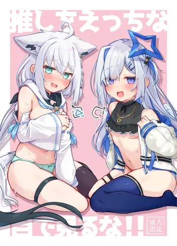 [Tomiyoka Seishijou (Tomiyo)] Oshi o Ecchi na Me de Miruna! (Shirakami Fubuki, Amane Kanata) [Digital] manga cover